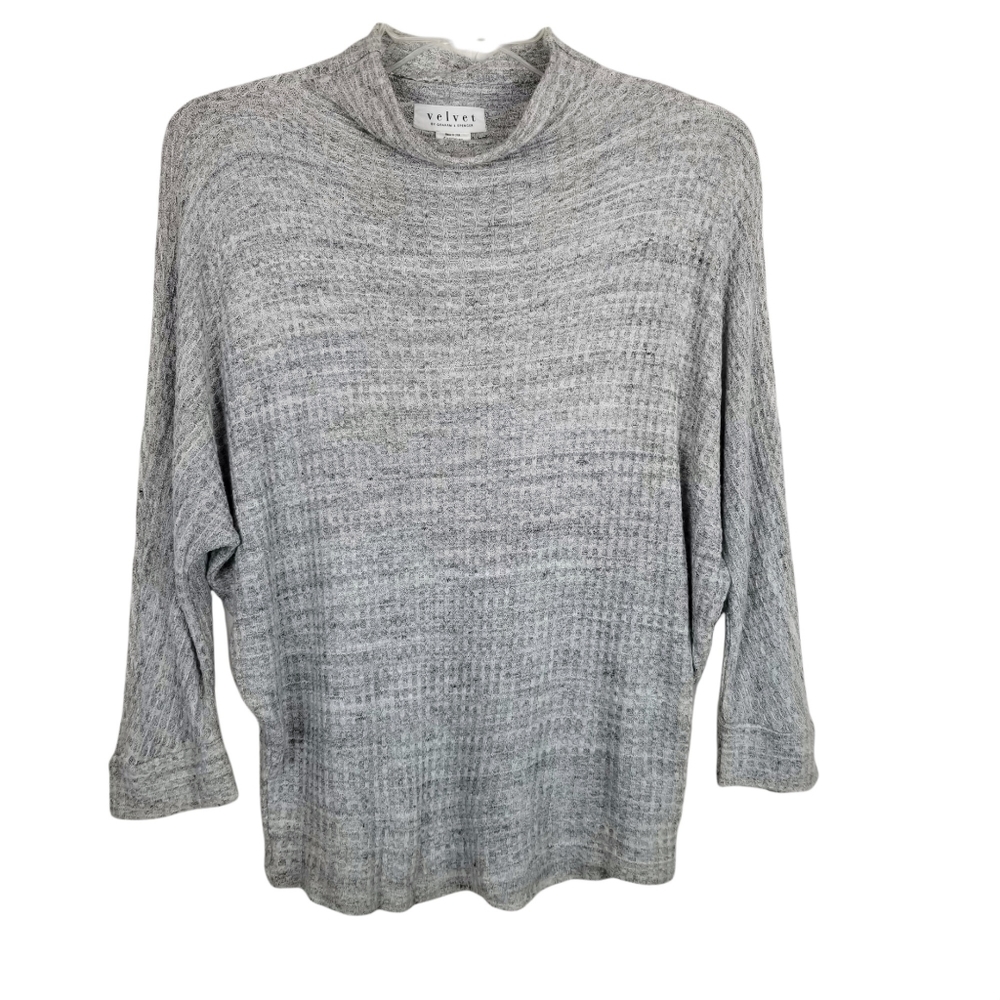 Velvet by Graham & Spencer Waffle Knit Shirt
